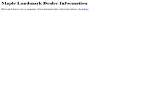 Desktop Screenshot of dealers.maplelandmark.com